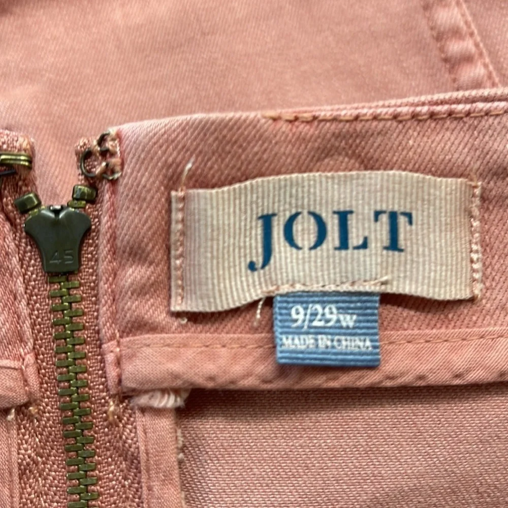 Jolt NWT Dusty Rose Denim Mini Skirt Size 29
